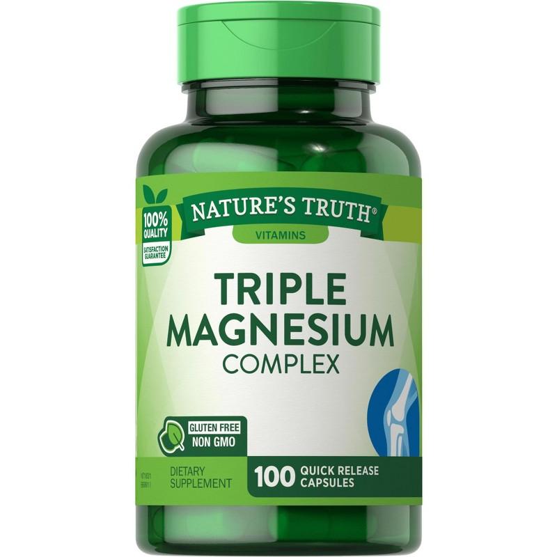 Nature'S Truth Nt. Triple Magnes. Complex 100 Cap. Q.Re - Farmacias Arrocha