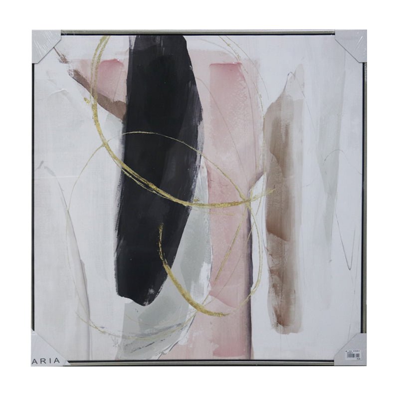Cuadro Decorativo Pintado a Mano Abstracto - Farmacias Arrocha