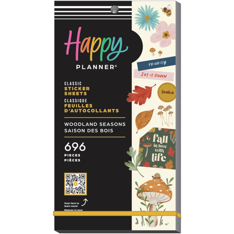 Happy Planner Woodland Seasons 30 Sheet Sticker Value Pack - Farmacias Arrocha