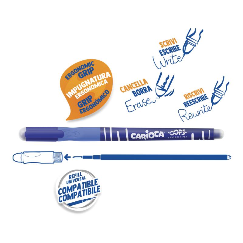 Carioca Oops Assort Erasabel Pens - Farmacias Arrocha