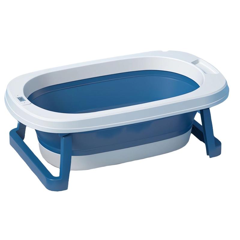 Bañera Plegable Con Indicador De Temperatura Azul - Farmacias Arrocha