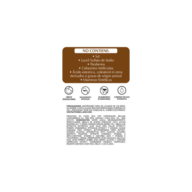 Bioland Crema Para Peinar Coco 300Ml - Farmacias Arrocha