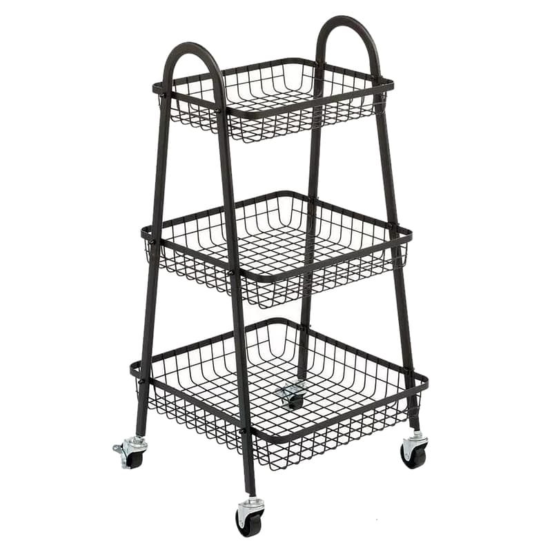 Carrito Multifuncional 3 Niveles Con Canastas - Farmacias Arrocha