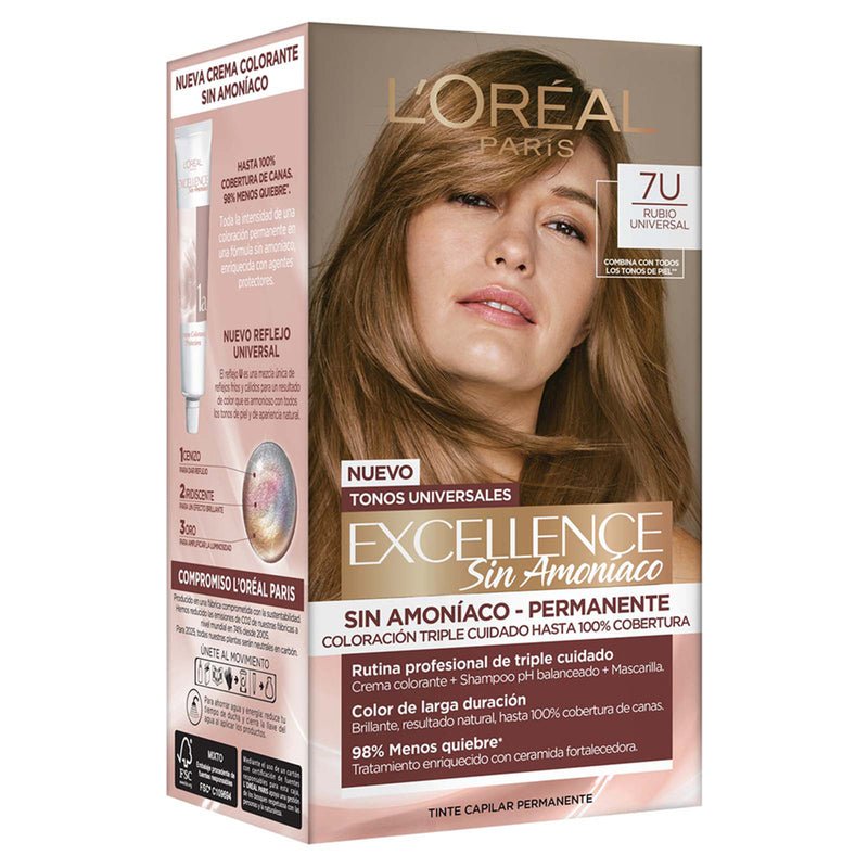 L'Oreal Tintura Permanente Excellence Sin Amoniaco - Farmacias Arrocha