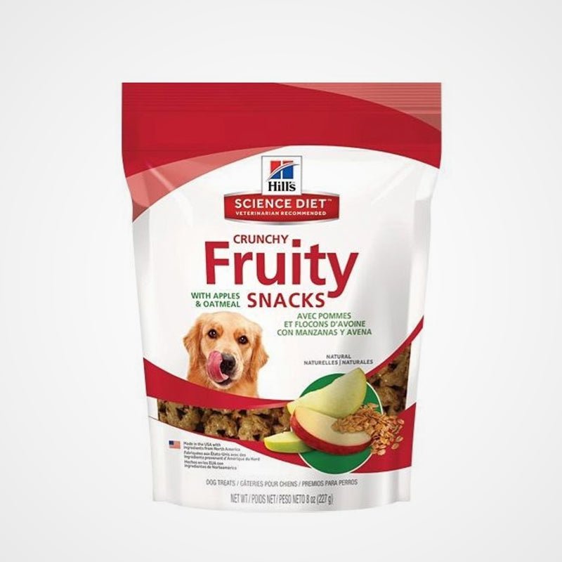Science Diet Hill's Natural Fruity Crunchy Snacks Manzana y Avena - Farmacias Arrocha