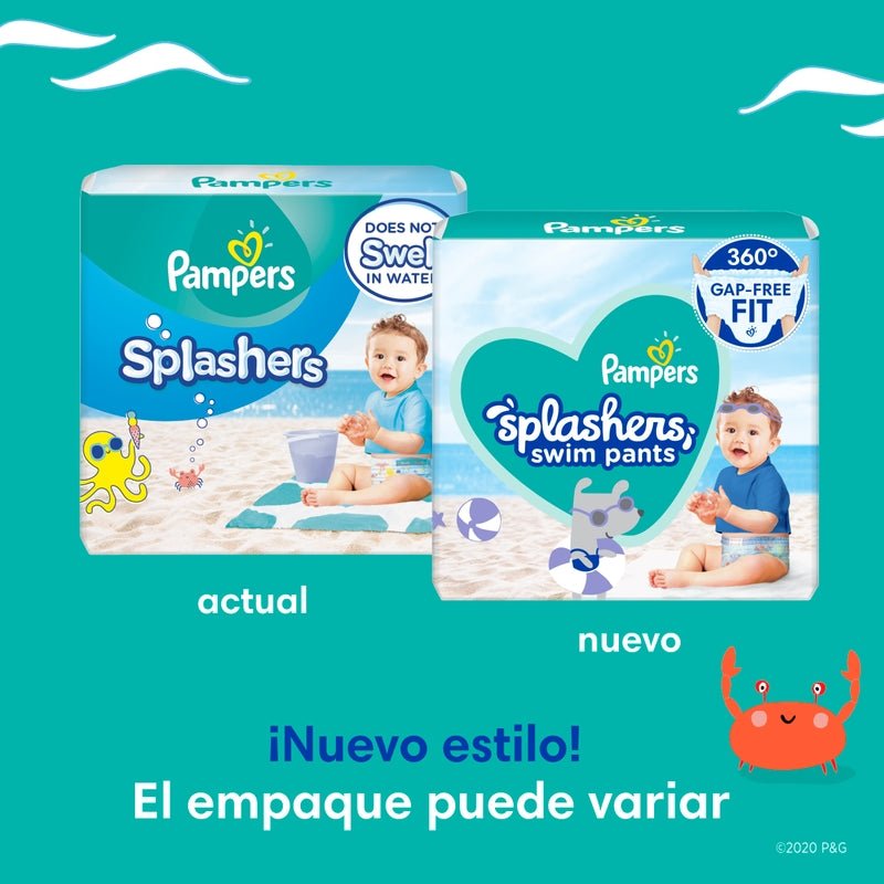 Pañales para nadar Pampers Splashers Talla 5, 10 unidades - Farmacias Arrocha