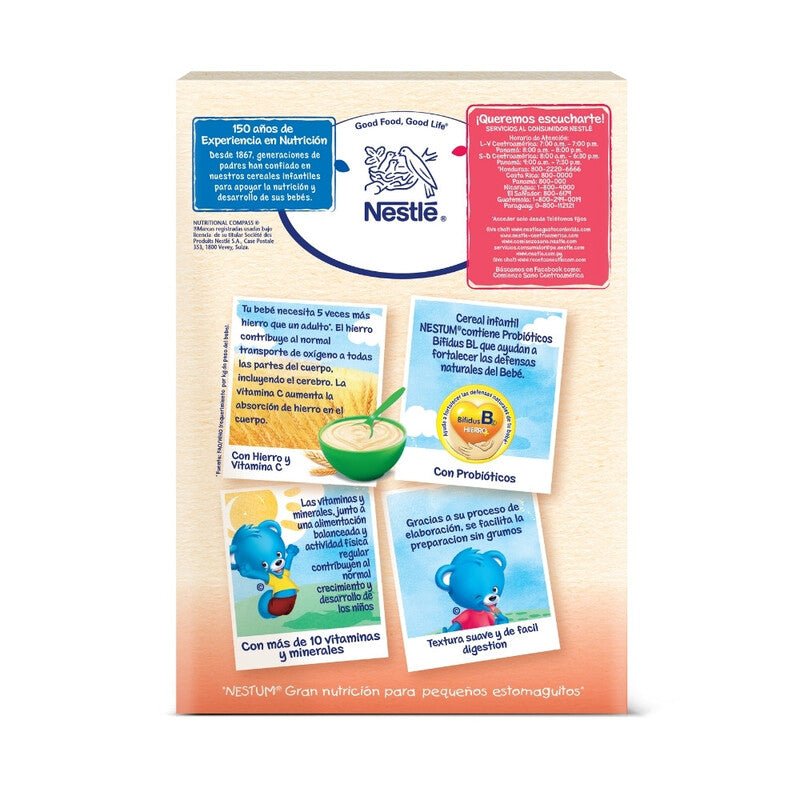 Nestle Nestum Probioticos Trigo Leche 250Gr - Farmacias Arrocha