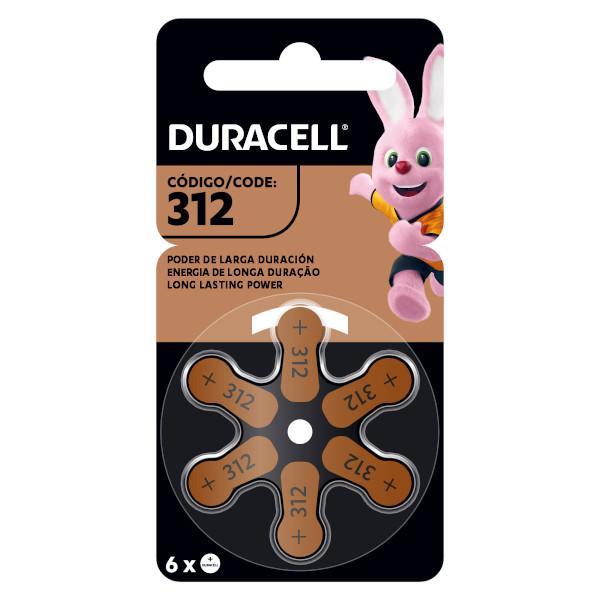 Duracell Bateria 312 Haza Aparatos Auditivos 1 Pieza - Farmacias Arrocha