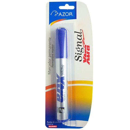 Azor Marcador Permanente Recargable Blue - Farmacias Arrocha
