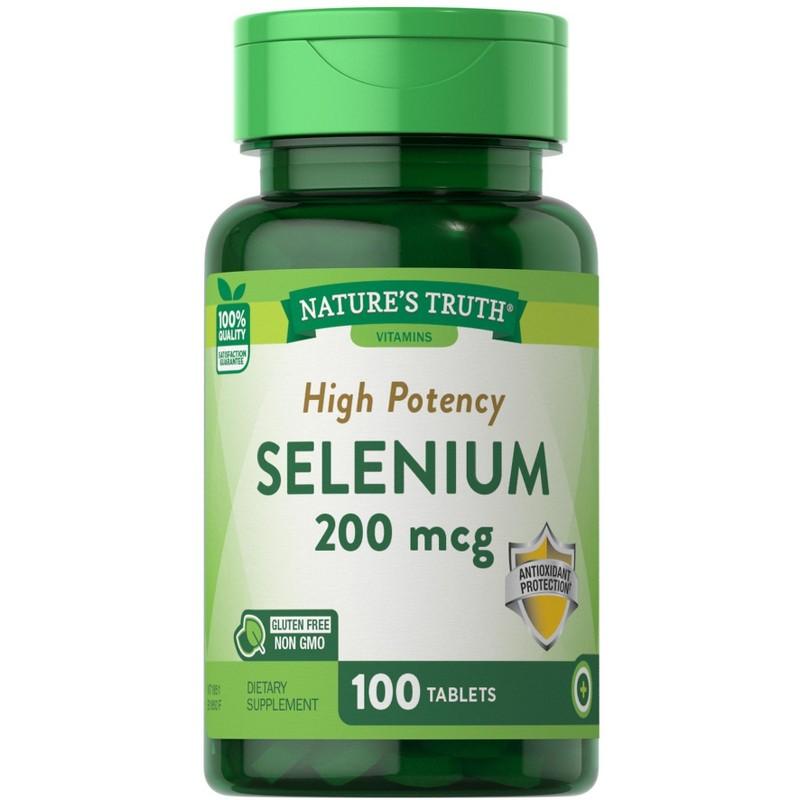 Nature'S Truth Selenium 200Mcg X 100 Tab - Farmacias Arrocha
