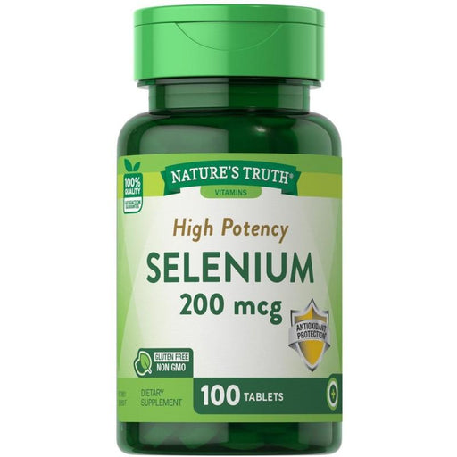 Nature'S Truth Selenium 200Mcg X 100 Tab - Farmacias Arrocha