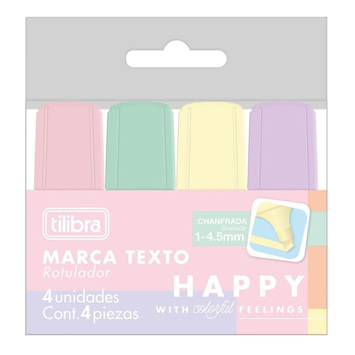 Tilibra Set de 4 Mini Resaltadores - Farmacias Arrocha