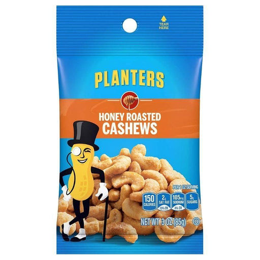Planters Honey Roast Cashews 3Oz - Farmacias Arrocha