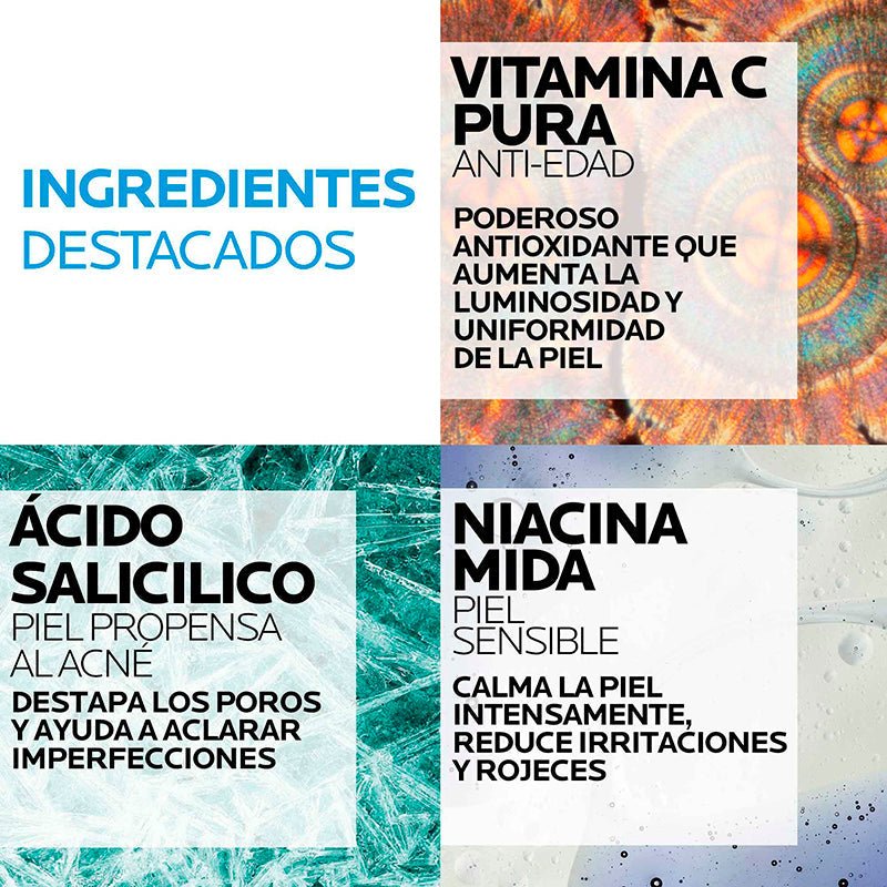La Roche-Posay Pure Vitamin C10 Serum 30 ML - Farmacias Arrocha