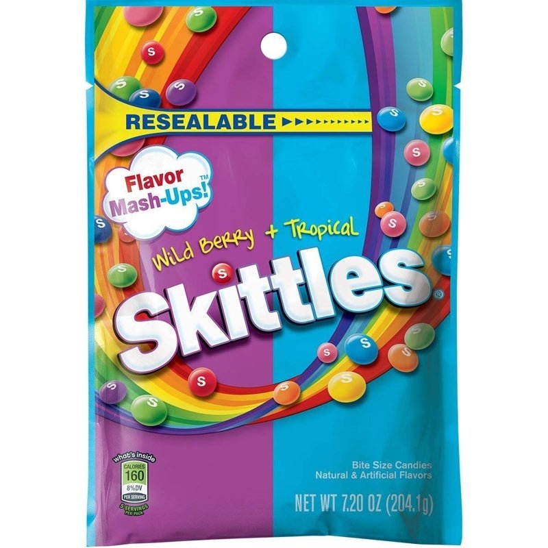 Wrigley Skittles Wildberry Tropical 7.2Oz - Farmacias Arrocha