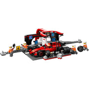 Lego City Parada en Boxes de F1 y Equipo de Mecánicos con Coche Ferrari - Farmacias Arrocha