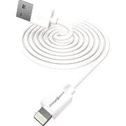 Chargeworx Cable Lightning 6Ft Blanco - Farmacias Arrocha