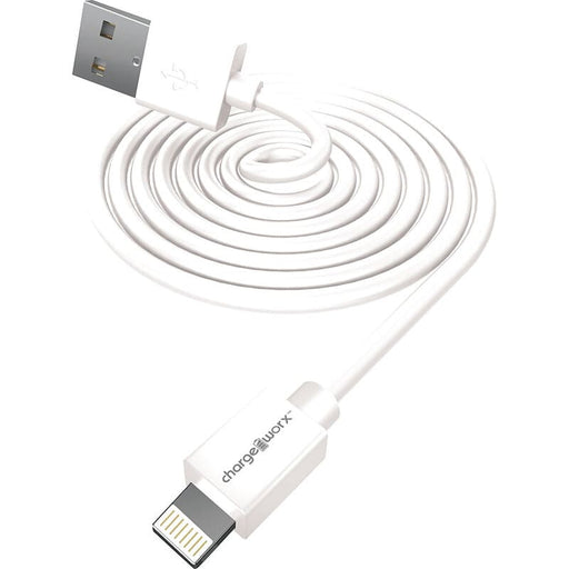 Chargeworx Cable Lightning 6Ft Blanco - Farmacias Arrocha