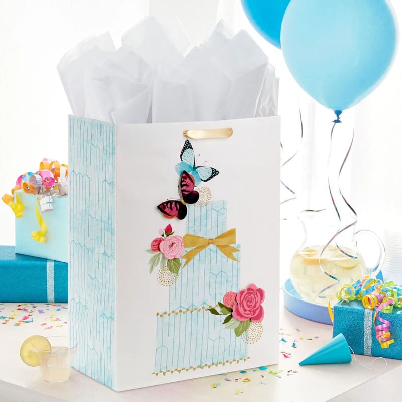 Hallmark Bolsa De Regalo Pastel De Mariposa 20" - Farmacias Arrocha