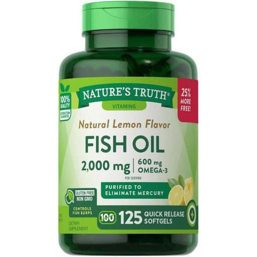 Nature'S Truth Fish Oil 2000 125 Caps - Farmacias Arrocha