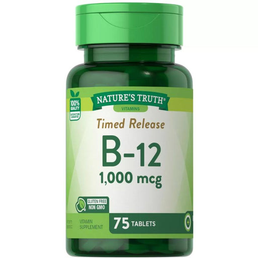 Nature'S Truth B12 1000 Mcg Tr 75 Cap - Farmacias Arrocha