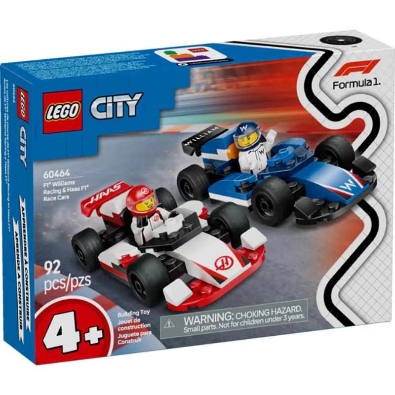 Lego City Coches de F1 Williams Racing y Haas F1 - Farmacias Arrocha