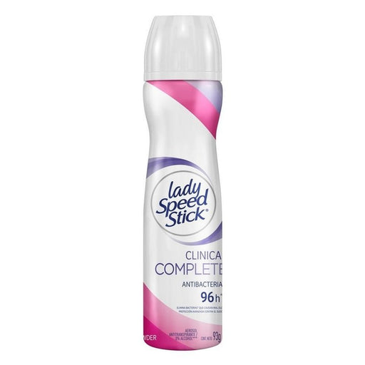 Desodorante Lady Speed Stick Clinical Complete Protection Powder Aerosol 93 g - Farmacias Arrocha