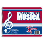 Corsario Libreta Espiral Musica Senc (40) - Farmacias Arrocha