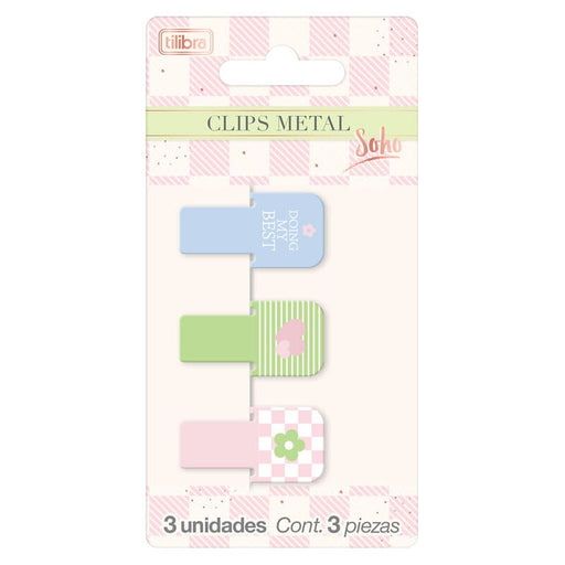 Tilibra Clips Metal Soho Blt 3 - Farmacias Arrocha