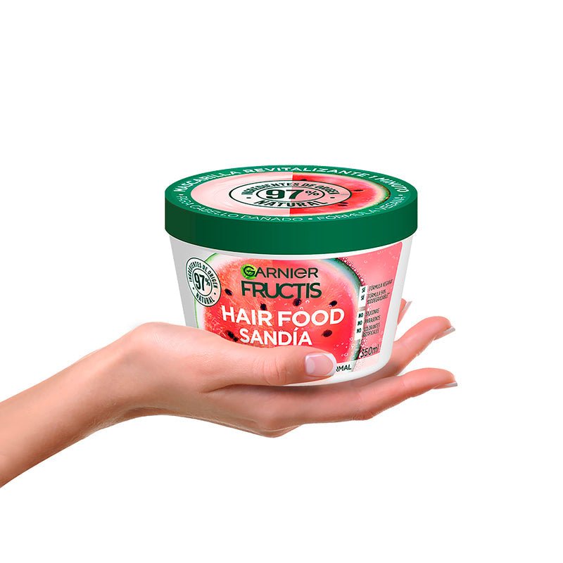 Garnier Fructis Hair Food Mascarilla Capilar Sandía Cabello Normal - 350 Ml - Farmacias Arrocha