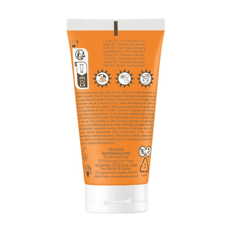 Avene Fluido Spf50+ Sin Color 50Ml - Farmacias Arrocha