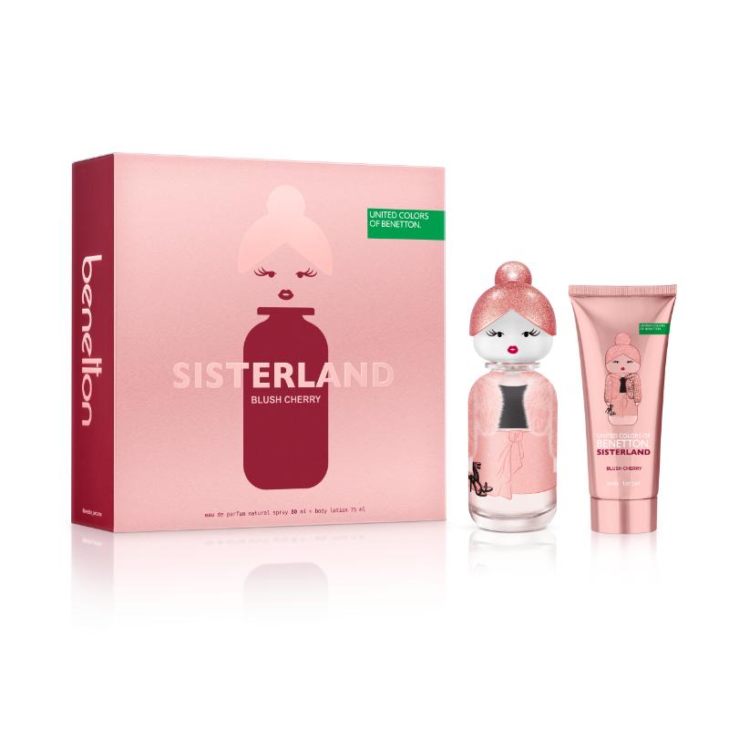 Benetton Sisterland Blush Cherry Edp 80Ml+Body Lotion 75Ml - Farmacias Arrocha