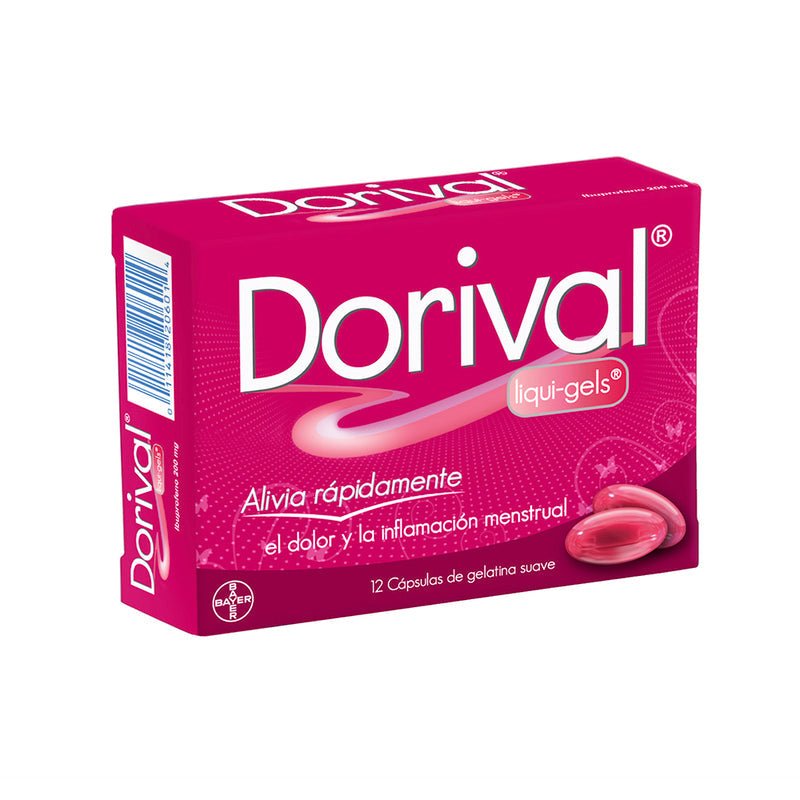 Dorival Liquid Gels 200Mg X 12 Cap.Bland - Farmacias Arrocha
