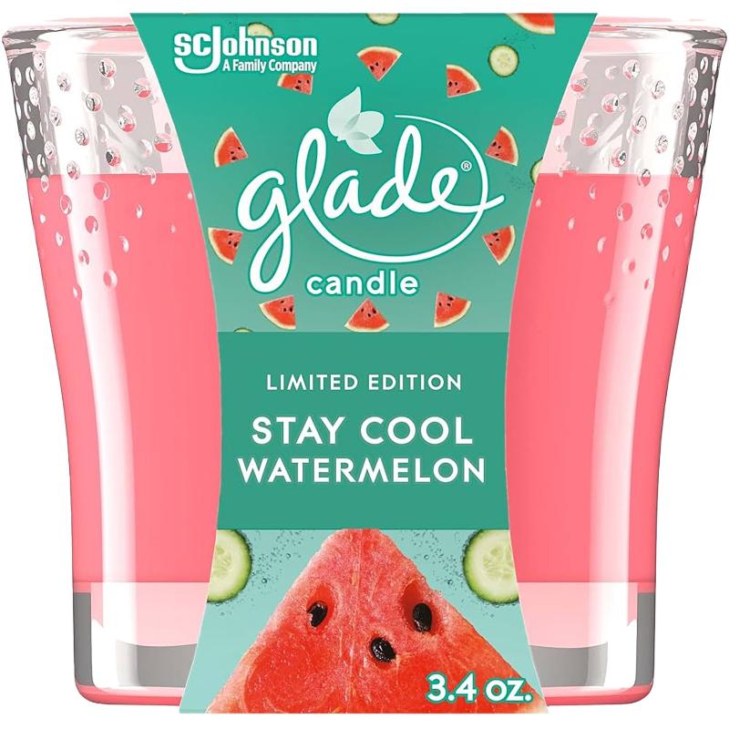 Glade Set De 2 Velas Stay Cool Watermelon 3.4Oz - Farmacias Arrocha