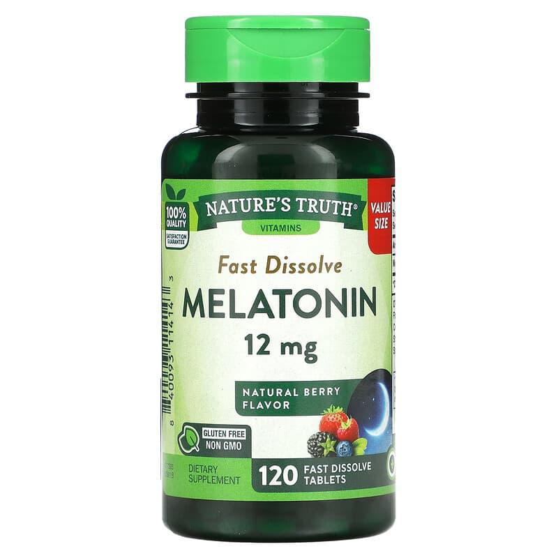 Nature'S Truth Melatonin 12 Mg 120 Caps - Farmacias Arrocha