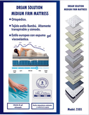 DREAM SOLUTION MEDIUM FIRM MATTRESS - Farmacias Arrocha