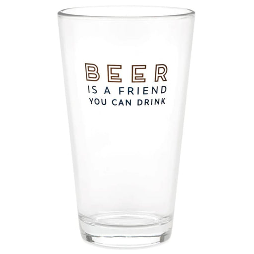 Hallmark Vaso De Vidrio Beer Is a Friend 16Oz - Farmacias Arrocha