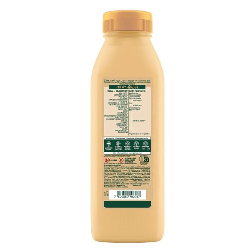 Garnier Shampoo Para Rizos Hair Food Manteca De Cacao 300Ml - Farmacias Arrocha