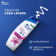 Shampoo Control Caspa Head & Shoulders Suave Y Manejable 2 En 1 375 ml + 180 ml Pack 2 Unidades - Farmacias Arrocha