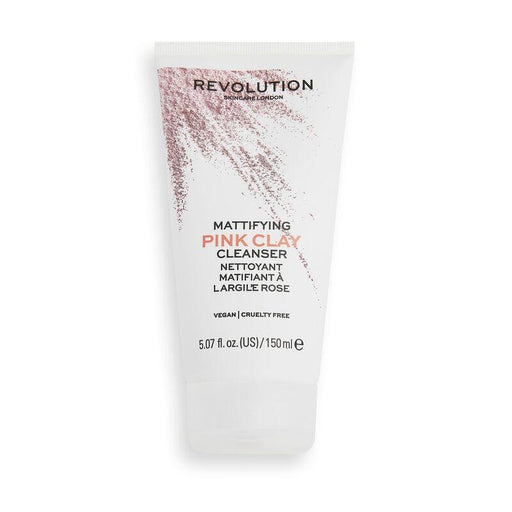 Revolution Skincare Mattifying Pink Clay Mud-to-Foam Cleanser 150ml - Farmacias Arrocha