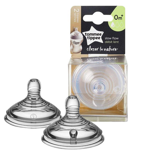 Tommee Tippee 2Pk Slow Flow Nipple - Farmacias Arrocha