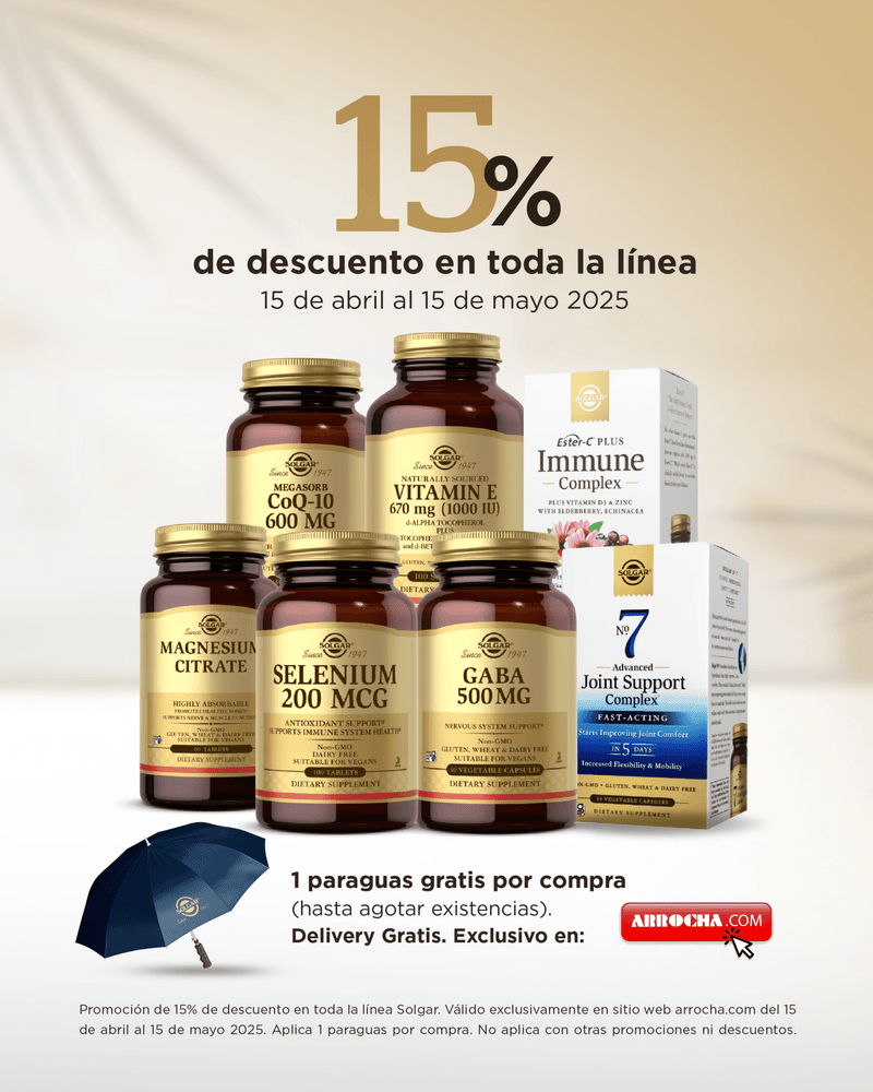 Regalo Por Compra Solgar - Farmacias Arrocha