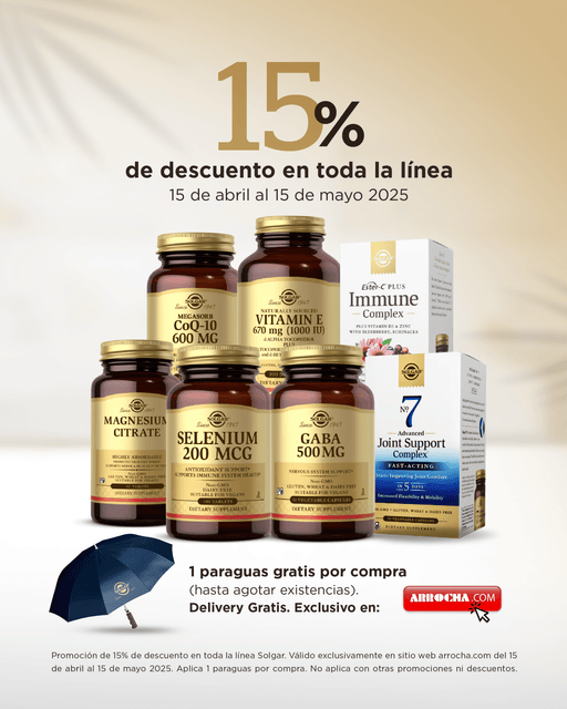 Regalo Por Compra Solgar - Farmacias Arrocha