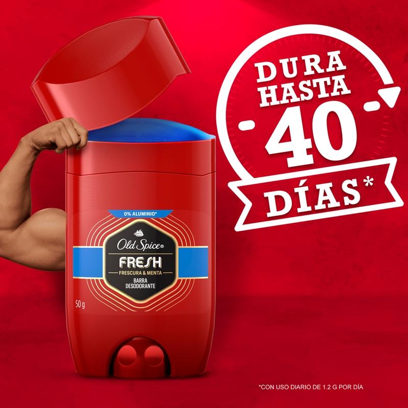 Barra Desodorante Old Spice Fresh 50 g - Farmacias Arrocha