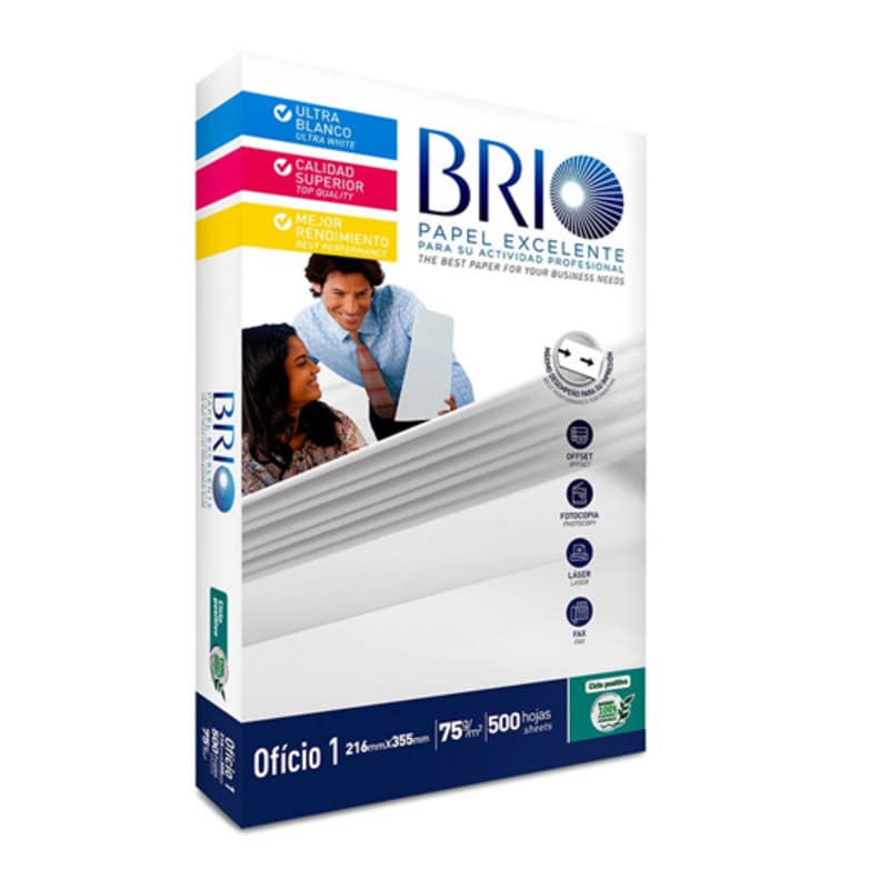 Brio Resma De Papel 8.5 X 14 Legal - Farmacias Arrocha
