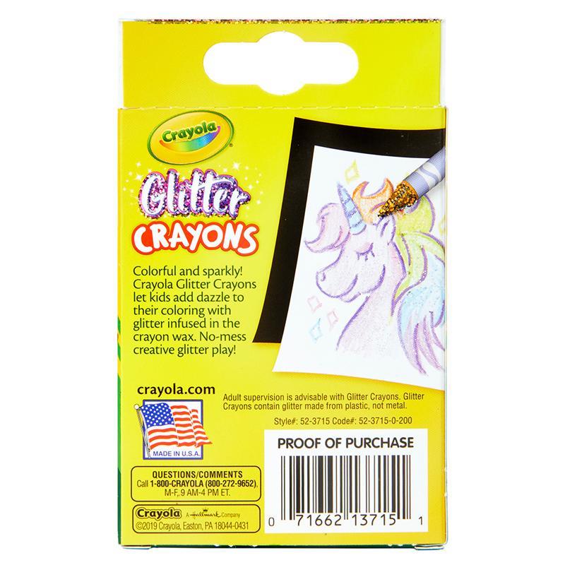 Crayola Crayon 24Ct Glitter - Farmacias Arrocha