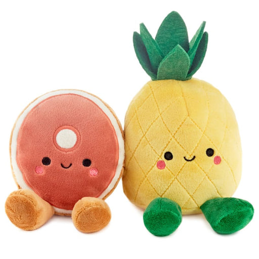 Hallmark Better Together Par de peluches magnéticos de jamón y piña, 7" - Farmacias Arrocha