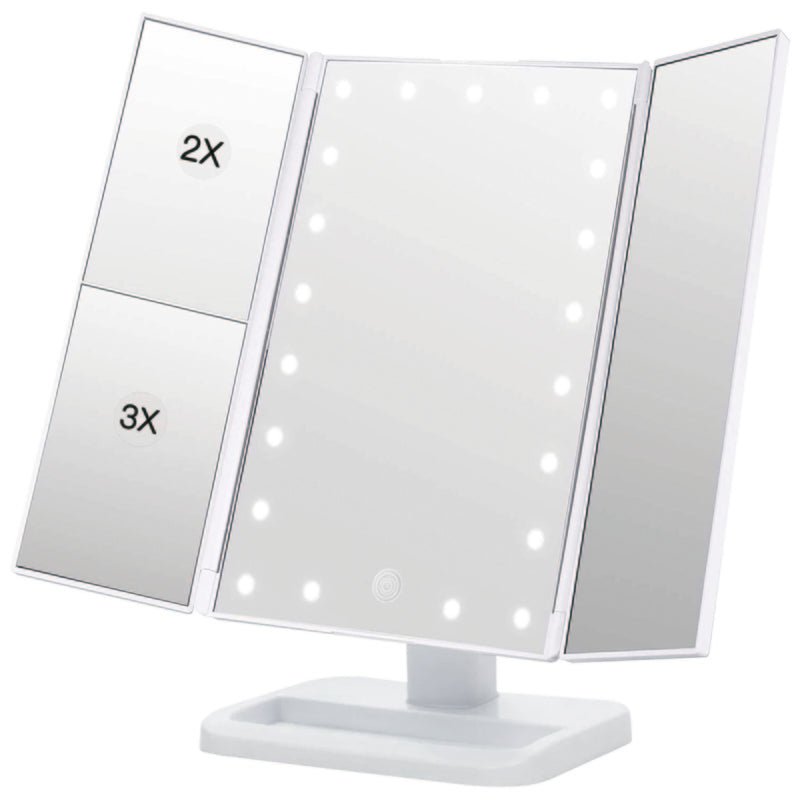 Espejo Tipo Trifolio Con Luz Led - Farmacias Arrocha