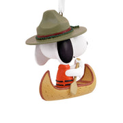 CAMP SNOOPY IN CANOE ORNAMENT - Farmacias Arrocha