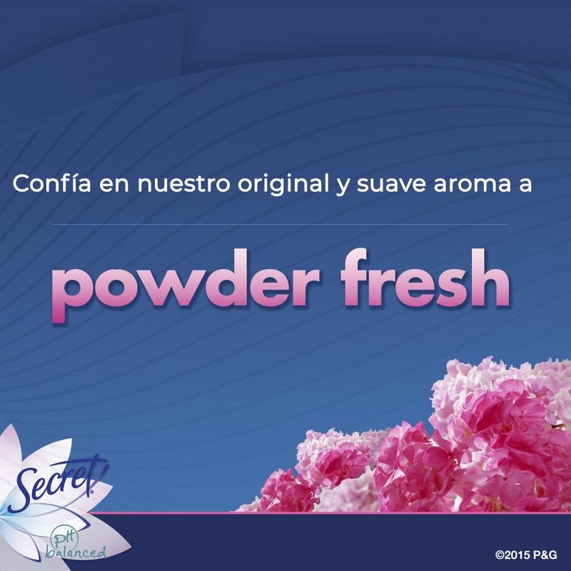 Desodorante y Antitranspirante Secret Invisible Solid Powder Fresh, 0.5 Oz - Farmacias Arrocha